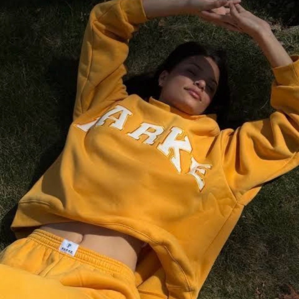 Parke Varsity Mockneck in Apricot